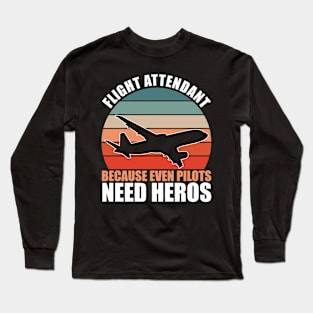 Flight Attendant Long Sleeve T-Shirt